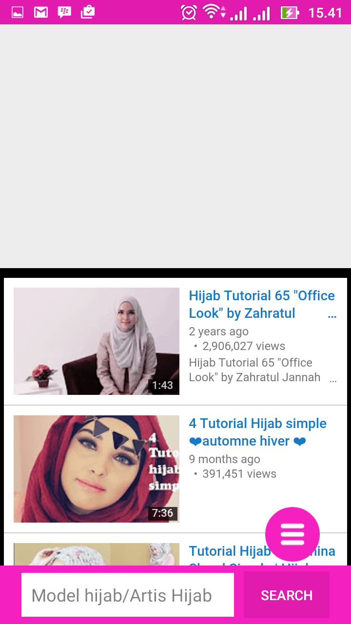 Aplikasi Tutorial Hijab Segi Empat untuk Android