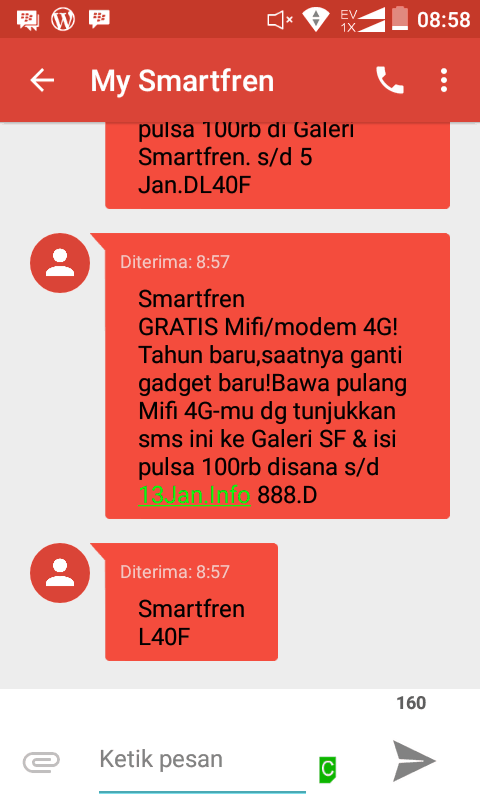 Cara cek kuota smartfren