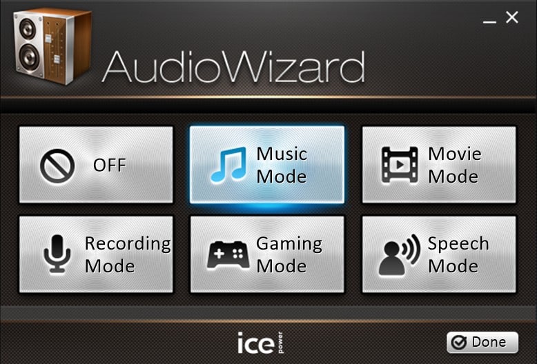 audio wizard Asus ZenBook Flips