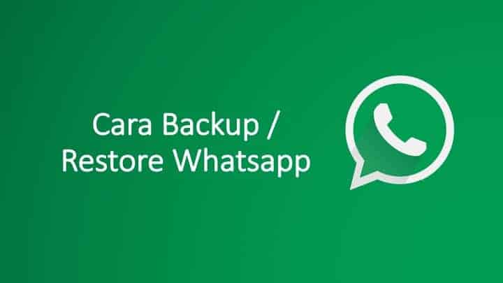 Cara backup file Data Aplikasi WhatsApp