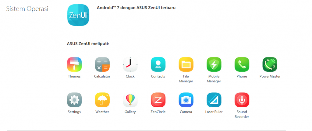 sistem operasi asus zenfone 4 max pro