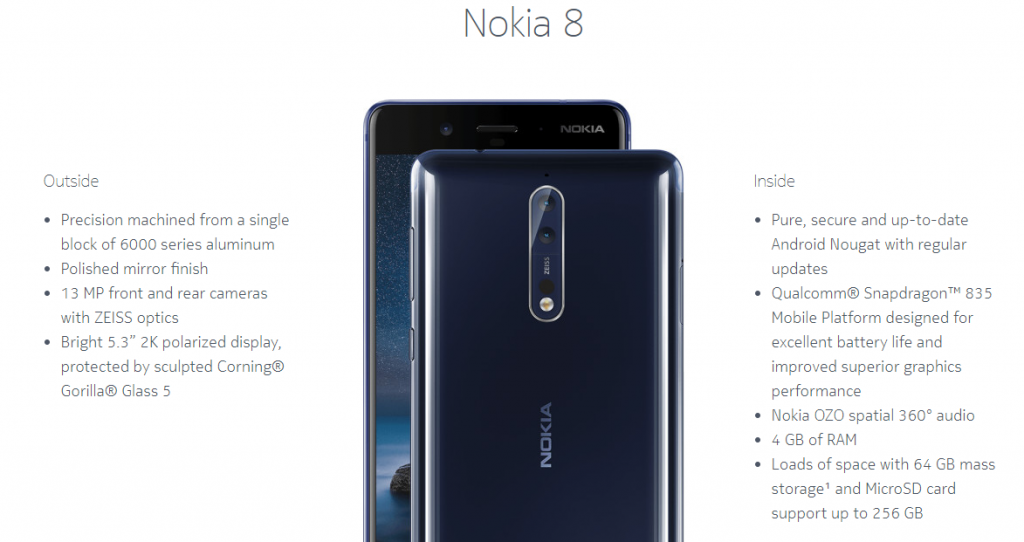 harga nokia 8 android phone