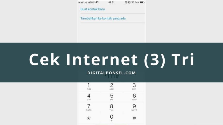 Cara Cek Kuota Tri