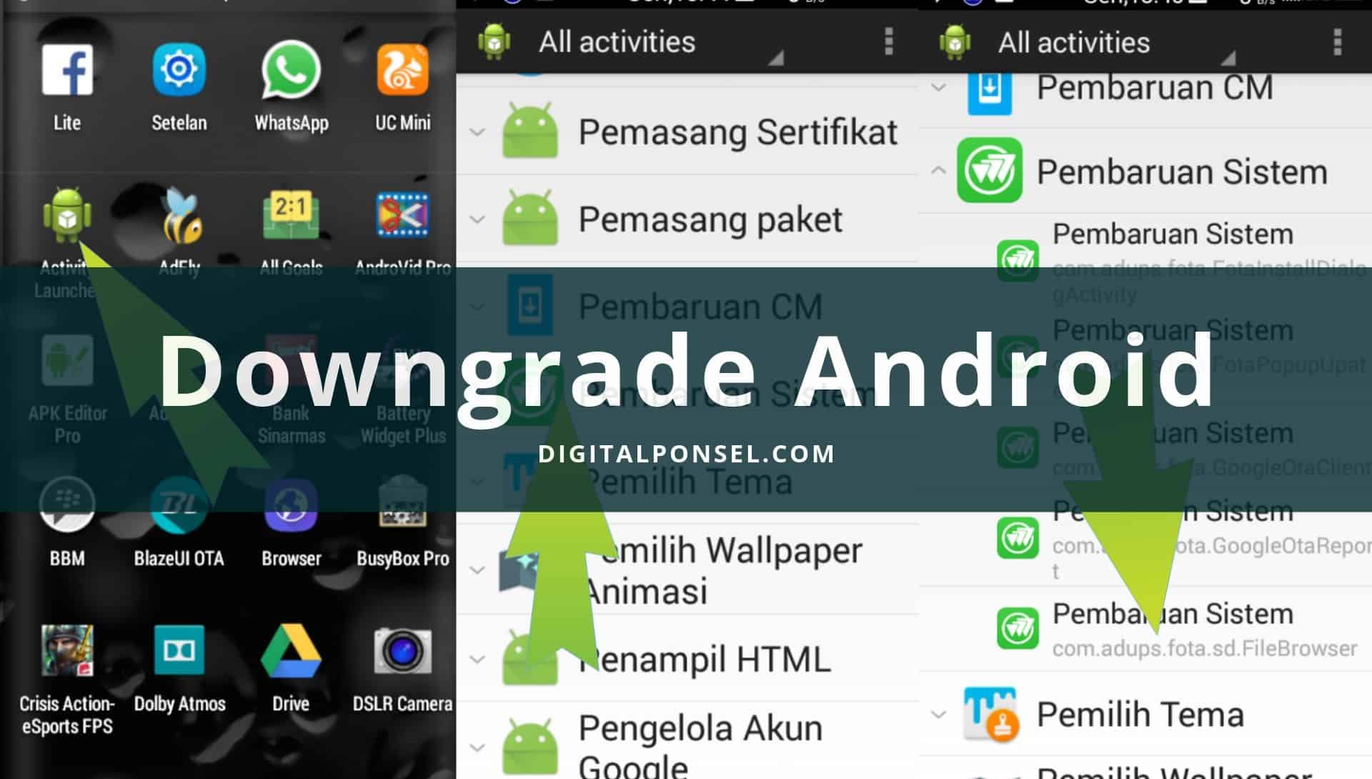 Cara Mudah Downgrade Versi Aplikasi Android Juli 2018