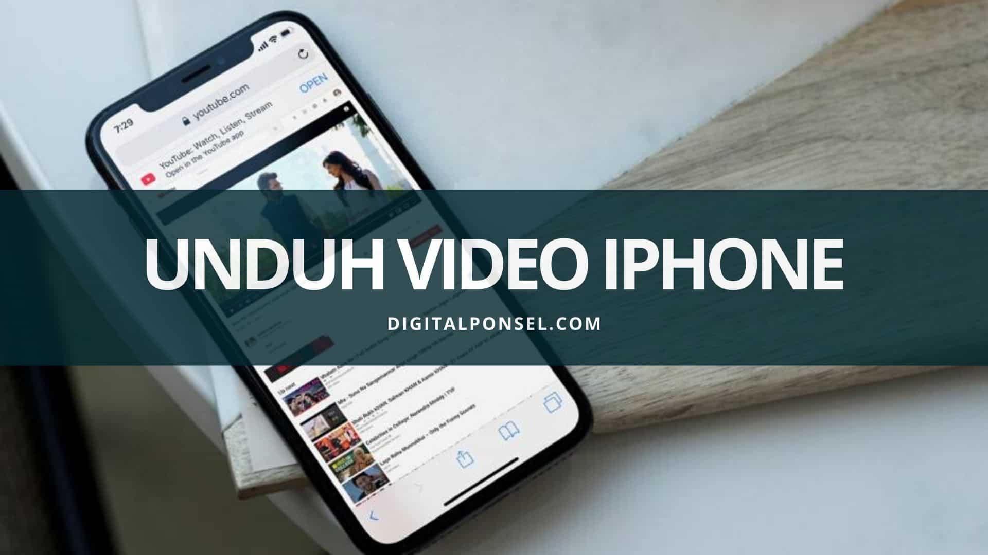 Cara Download Video Youtube Di Iphone Mudah