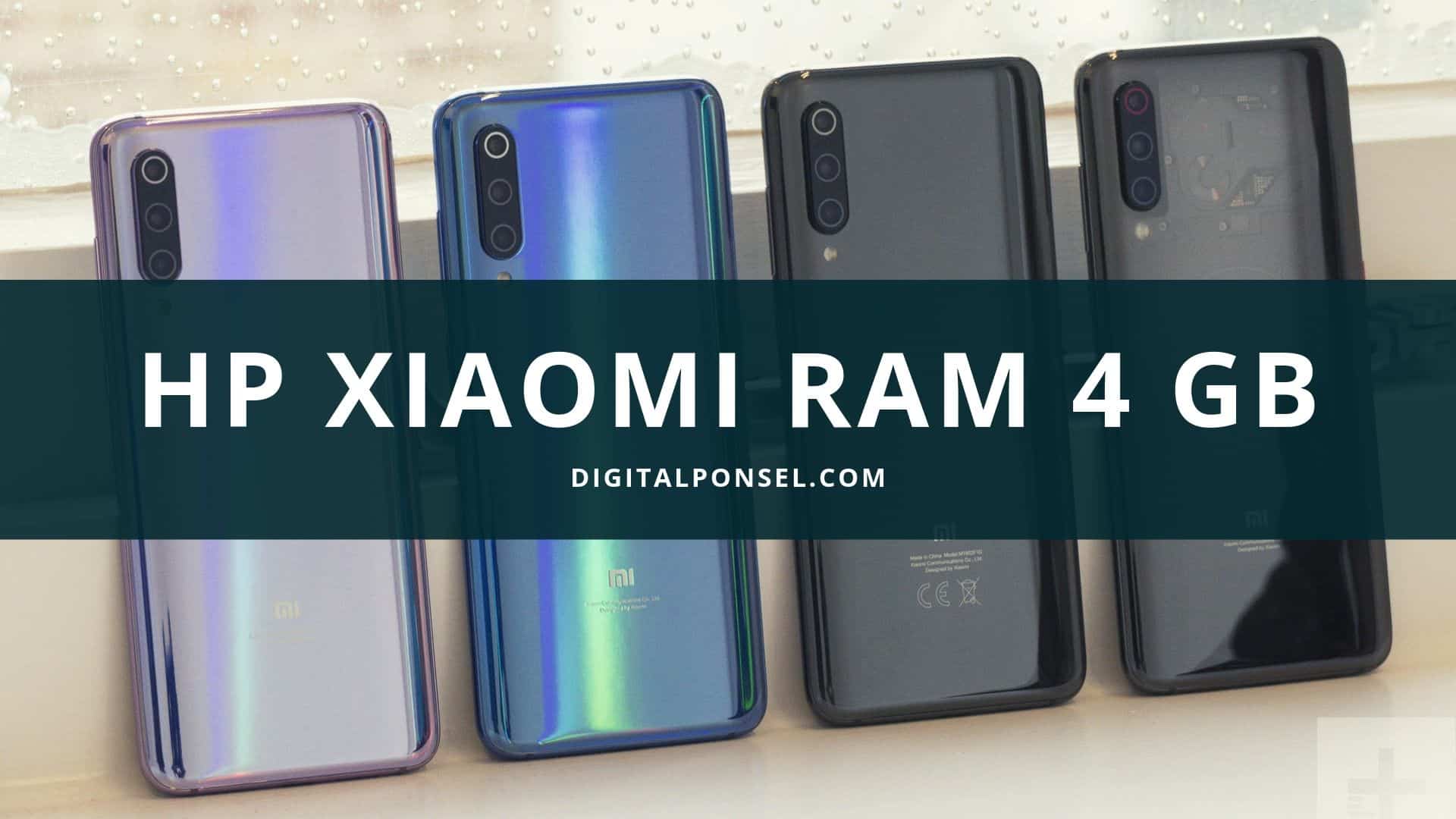 11 HP Xiaomi RAM 4 GB Harga dibawah 2 juta Oktober 2020