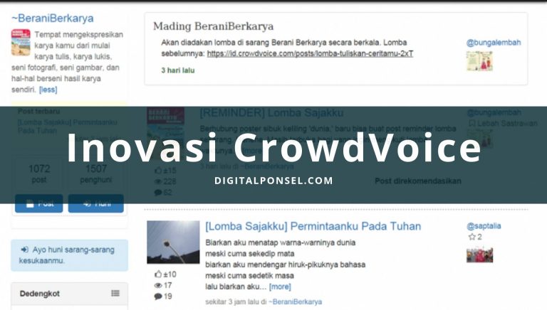 Inovasi CrowdVoice Membangun Komunitas Online di Indonesia