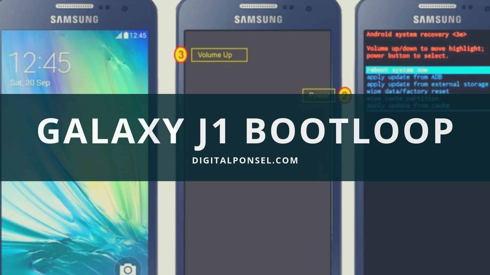 Cara Mengatasi HP Samsung Galaxy J1 Bootloop / Blank