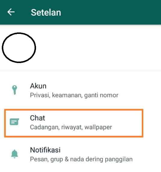 Log Out Whatsapp Pilih Chat