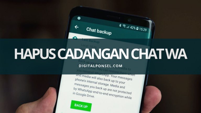 Melihat dan Menghapus Cadangan Chat WhatsApp