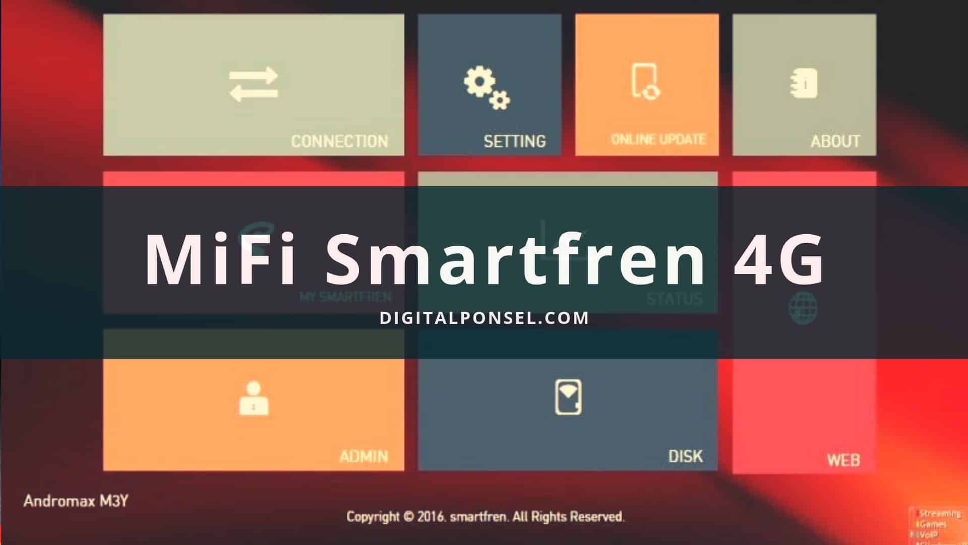 Cara Menggunakan Modem MiFi Smartfren 4G M2Y M3Y M5