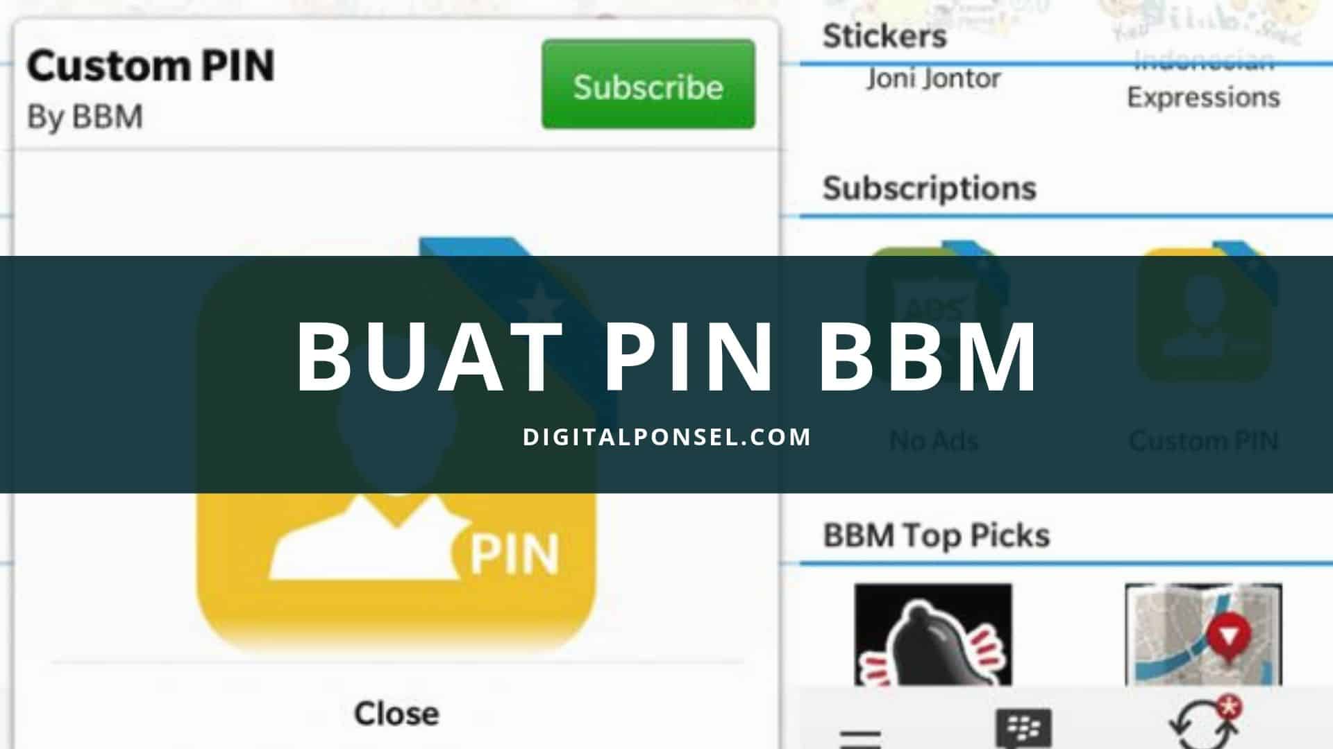 Cara Mudah Buat Custom PIN BBM Sendiri di Android