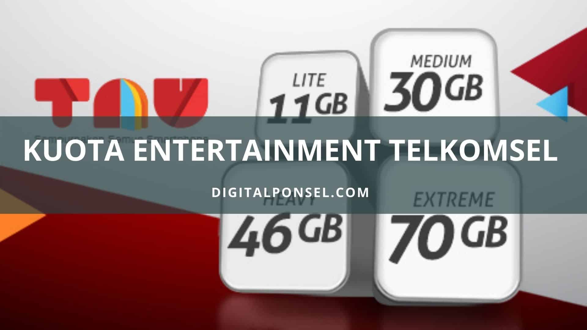 Paket Kuota Entertainment Telkomsel