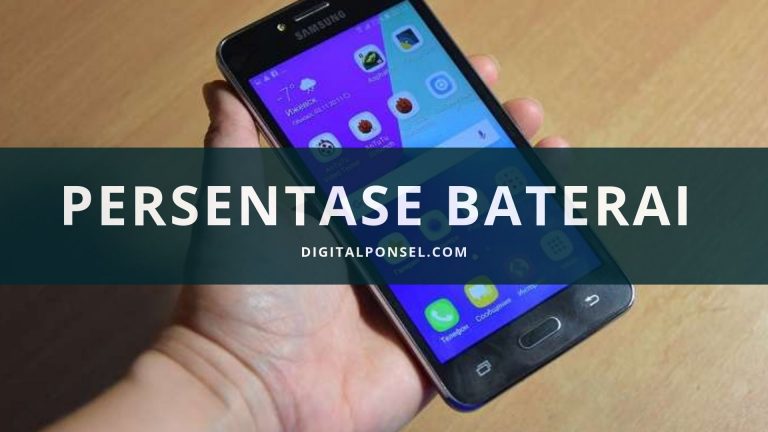 Cara Menampilkan Persentase Baterai di HP Samsung Galaxy J2 Prime