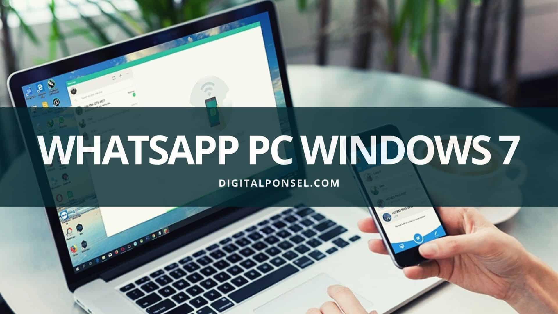WhatsApp untuk PC Windows 7