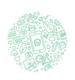 Whatsapp doodle barcode