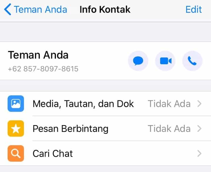 blokir teman