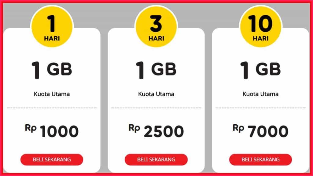 cara berhenti paket yellow indosat