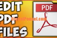 cara edit file pdf di komputer laptop hp android iphone onine