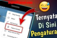 cara hapus kontak telegram di android iphone sekaligus permanen