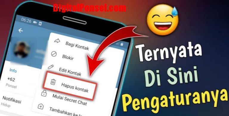 cara hapus kontak telegram di android iphone sekaligus permanen