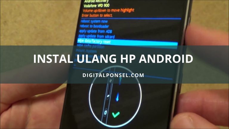 cara instal ulang hp android