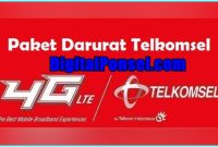 cara melunasi paket darurat telkomsel