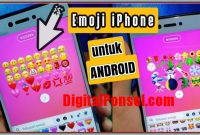 cara membuat emoji iphone di android