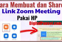 cara membuat link zoom meeting