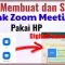cara membuat link zoom meeting
