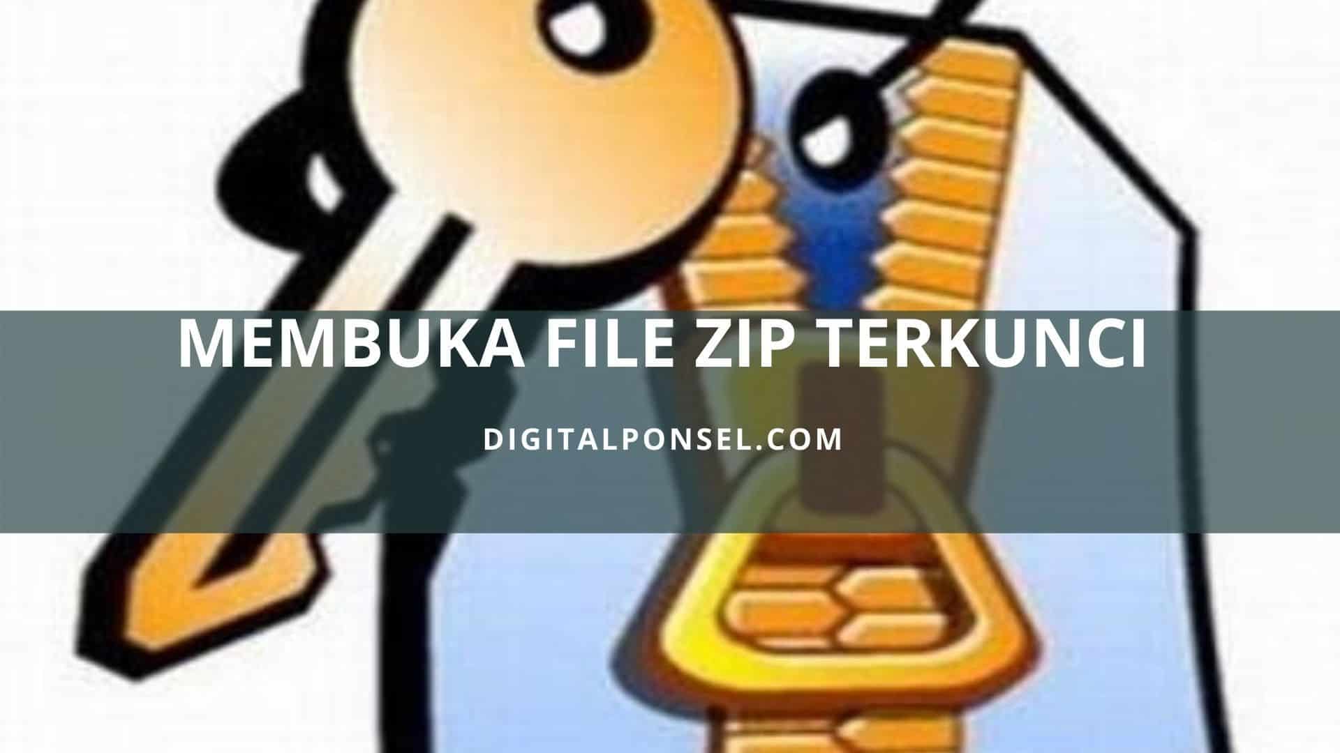 cara membuka file zip terkunci password online