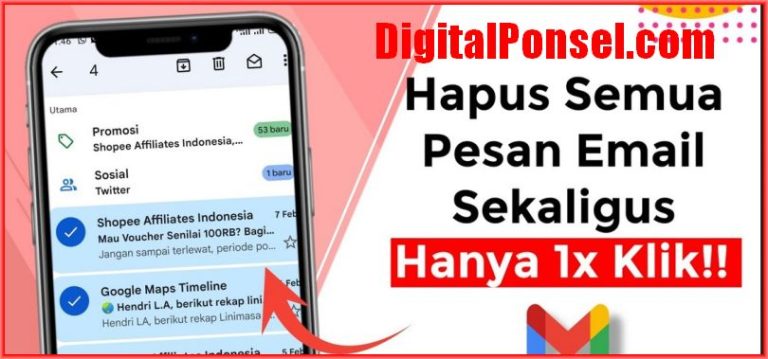 cara menghapus semua pesan email tidak penting di gmail dengan cepat