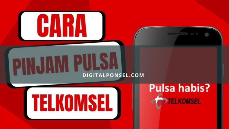 cara pinjam pulsa telkomsel