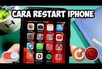 cara restart iphone 7 8 X 11 12 13 dan Model lama