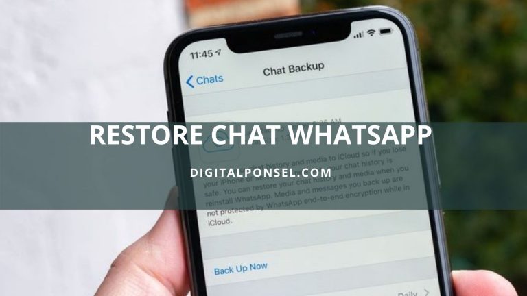 cara restore chat wa