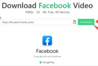 download video Fb tanpa aplikasi