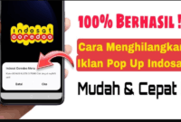 Cara Menghilangkan Pop Up Indosat