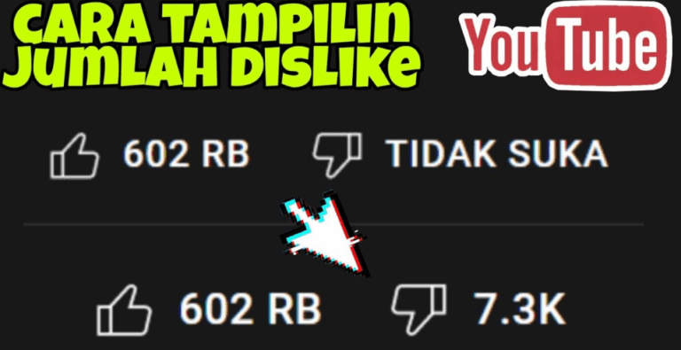 Cara Melihat Dislike YouTube
