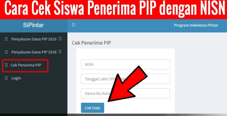 Cara Cek PIP