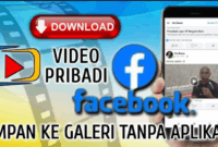 Download Video FB yang Di-Privasi Lewat HP