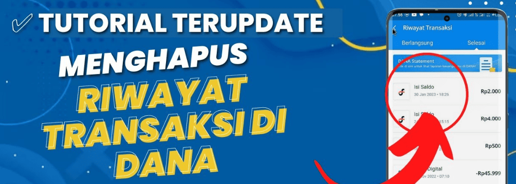 Cara Menghapus Aktivitas di DANA