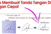 Cara Membuat TTD Digital