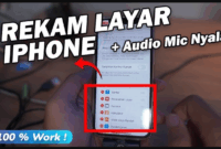 Cara Mengaktifkan Perekam Layar di iPhone
