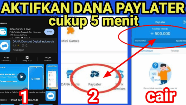 Cara Aktifkan DANA PayLater