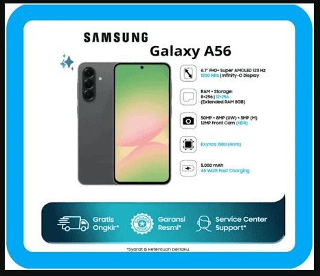 Samsung Galaxy A56 5G Harga dan Spesifikasi