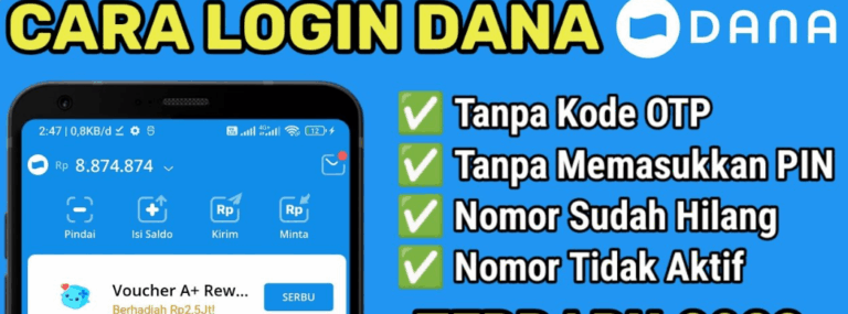 Cara Login DANA Tanpa Kode OTP
