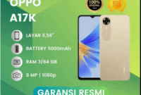 OPPO A17K Harga dan Spesifikasi