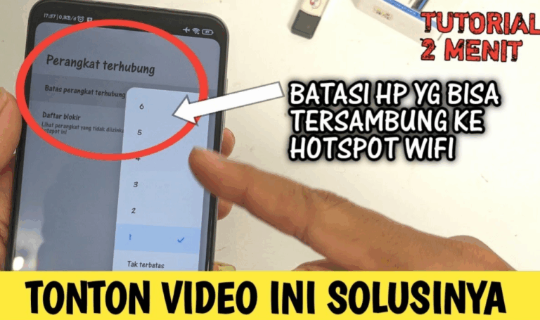Cara Membatasi Hotspot di iPhone