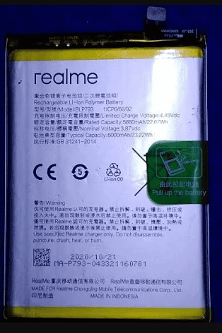 Baterai Realme C15