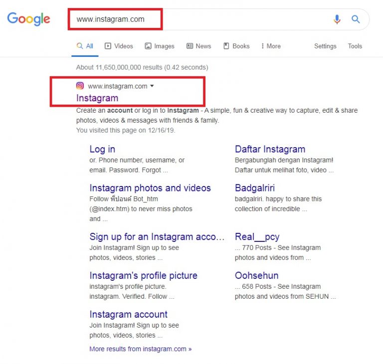 menonaktifkan instagram sementara